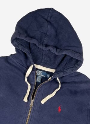 Vintage Polo Ralph Lauren Zip-Hoodie navy