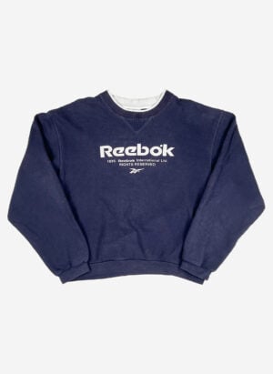 Vintage 90s Reebok Sweater navy