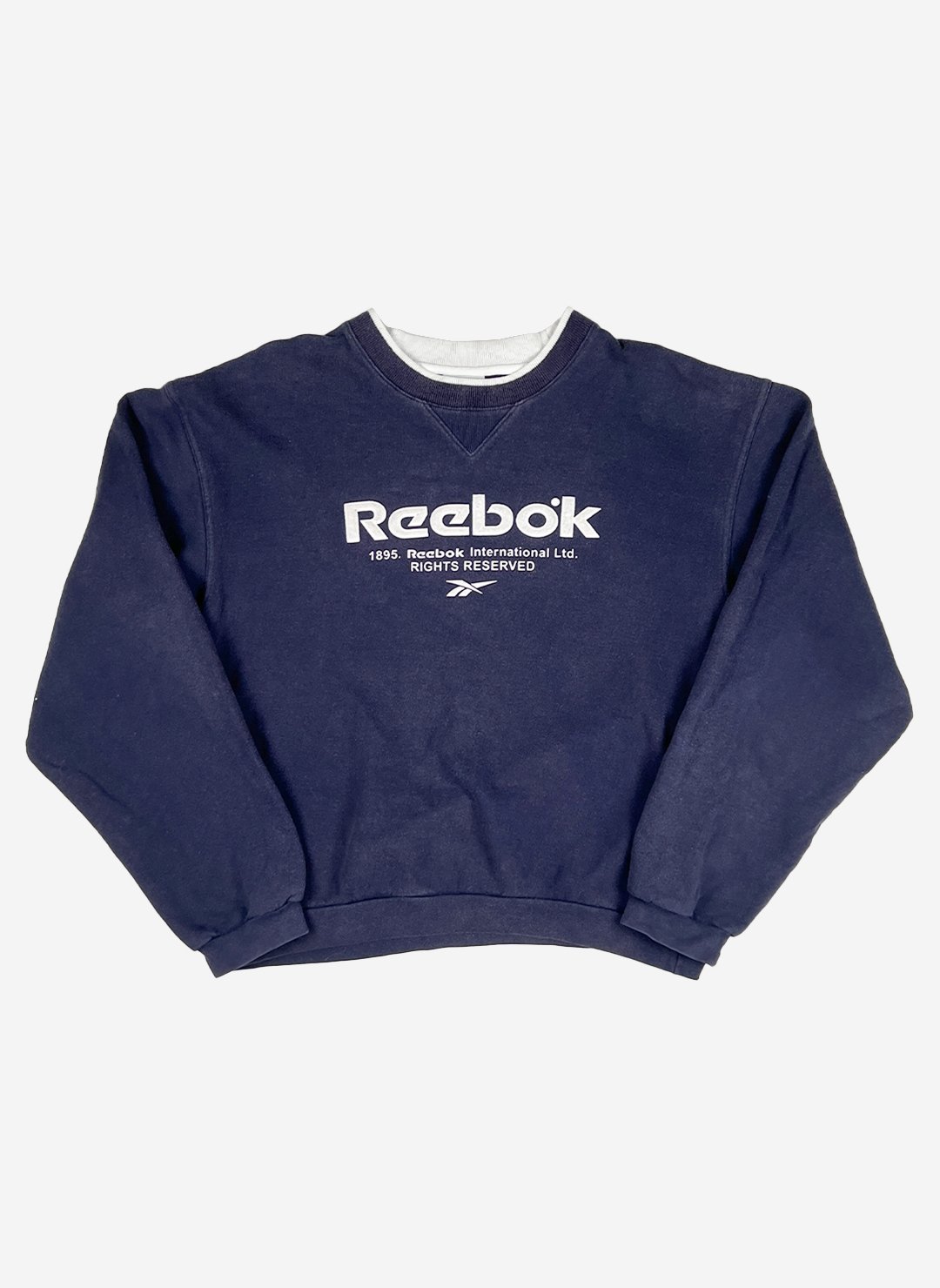Vintage 90s Reebok Sweater navy