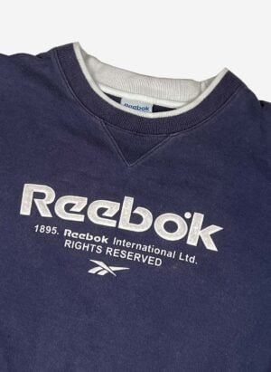 Vintage 90s Reebok Sweater navy