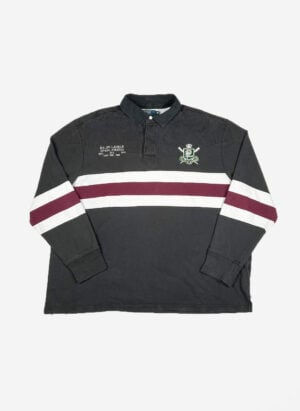 Vintage Polo Ralph Lauren Rugbysweater grau