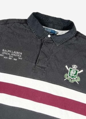 Vintage Polo Ralph Lauren Rugbysweater grau