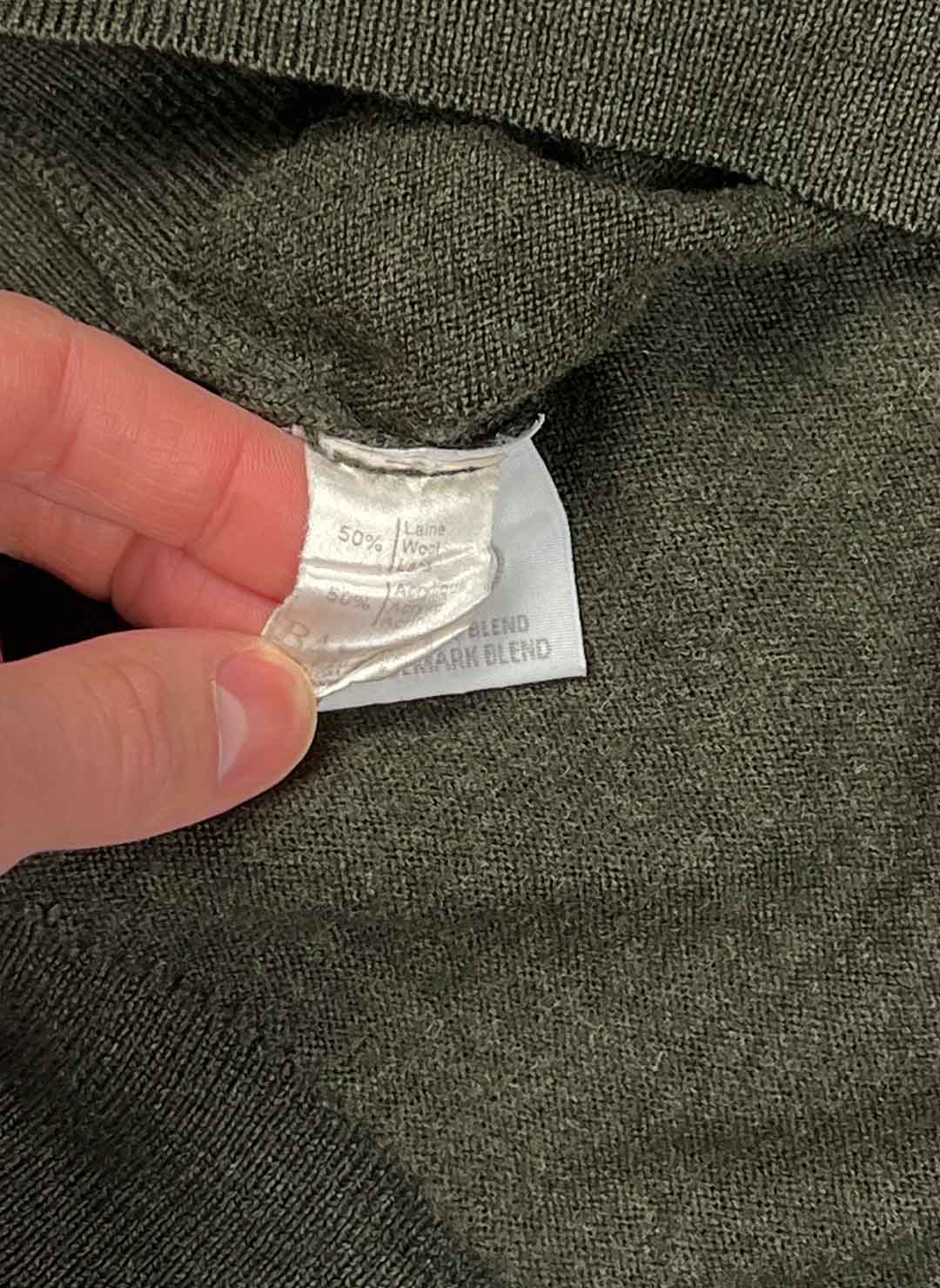 Vintage 90s Lacoste Strickpullover grün – Bild 4