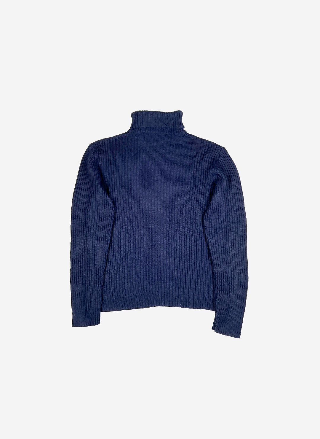 Vintage Guess Turtleneck Strickpullover navy – Bild 3