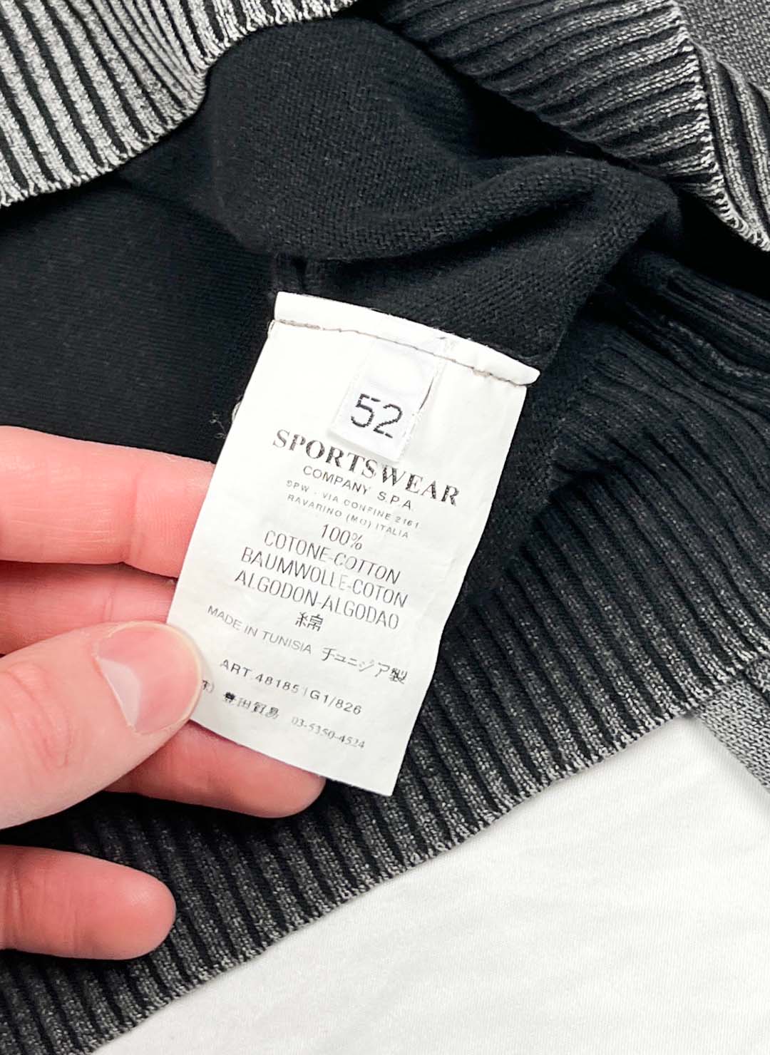 Vintage C.P. Company lightweight Strickpullover faded – Bild 4