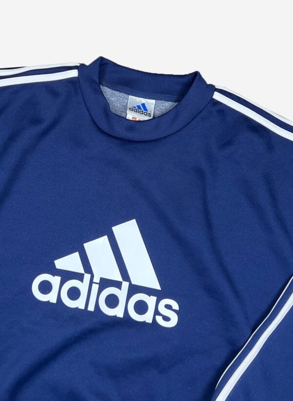 Vintage Y2K Adidas Sweater navy