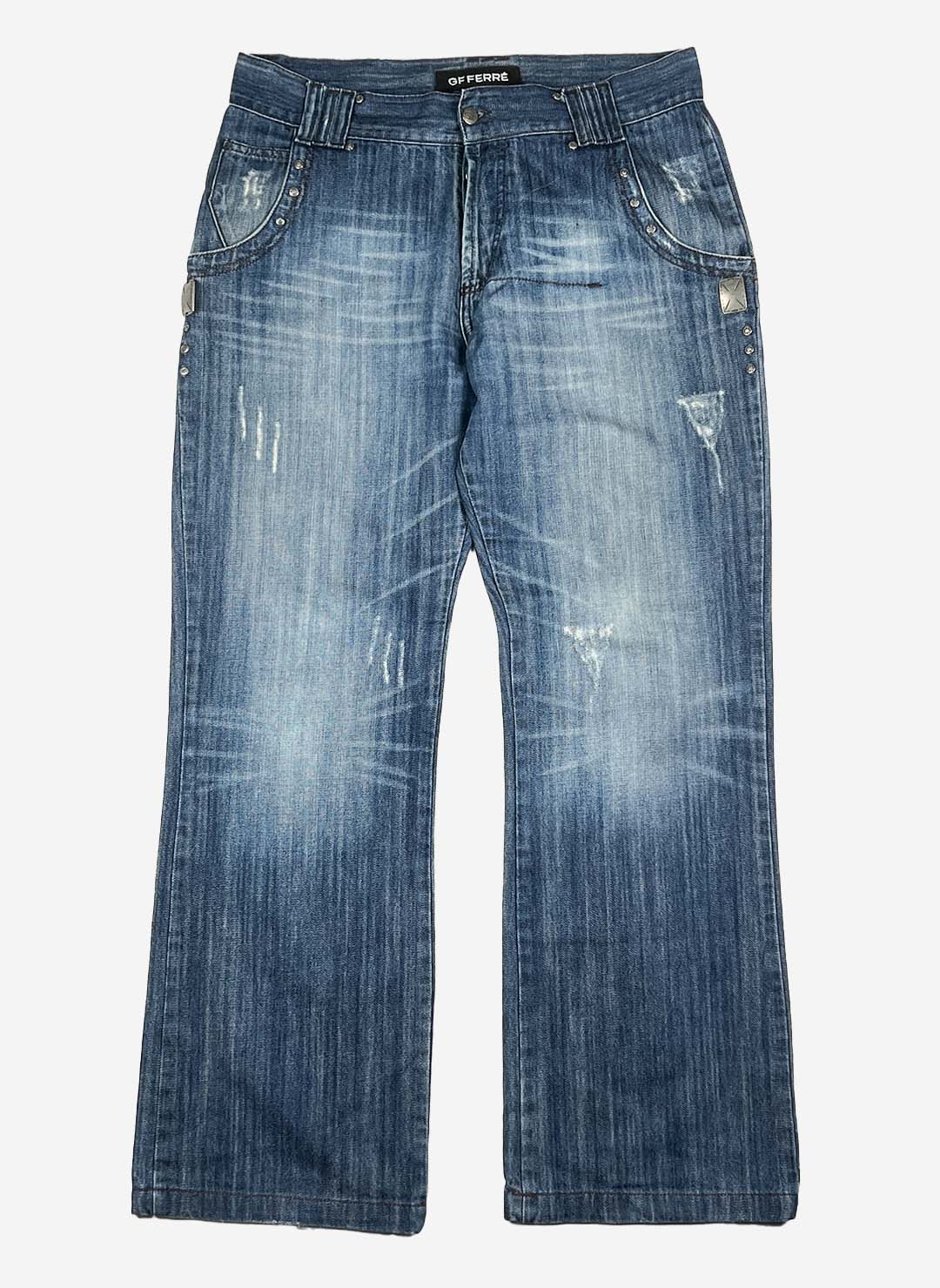 Vintage Gianfranco Ferre Baggyjeans – Bild 2