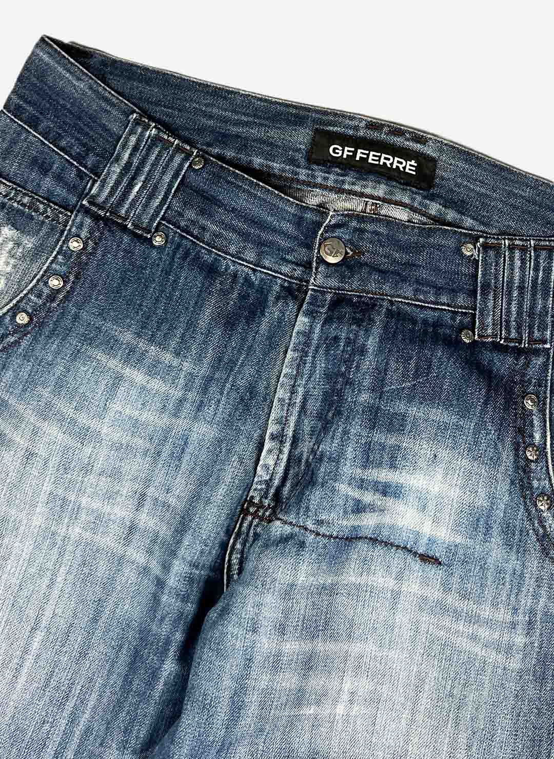 Vintage Gianfranco Ferre Baggyjeans – Bild 4