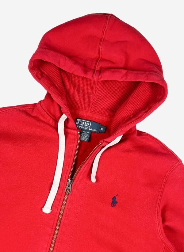 Vintage Polo Ralph Lauren Zip-Hoodie rot