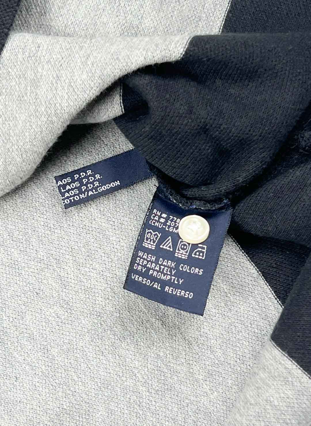 Vintage '03 Tommy Hilfiger Poloshirt gestreift – Bild 4