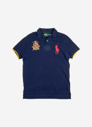 Vintage Polo Ralph Lauren Big Pony Poloshirt navy