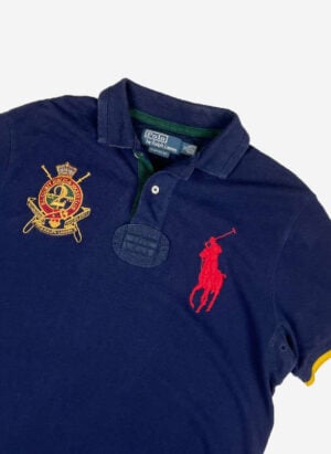 Vintage Polo Ralph Lauren Big Pony Poloshirt navy