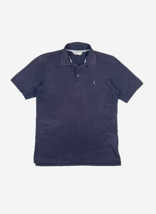Vintage Yves Saint Laurent Poloshirt faded navy