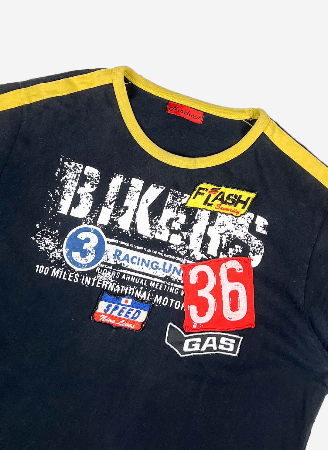 Vintage Ninelives Racing T-Shirt – Bild 2