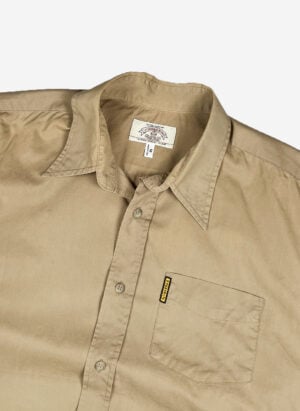 Vintage 90s Armani Hemd beige