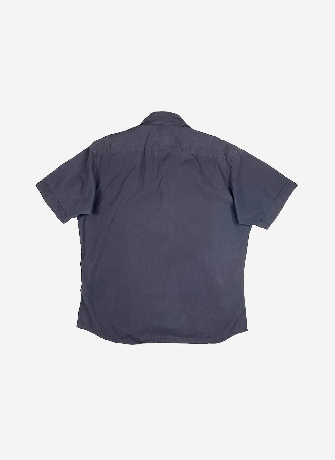 Vintage Y2K Diesel Kurzarmhemd navy – Bild 3