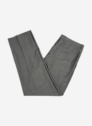 Vintage Burberry Mohair Anzugshose grau