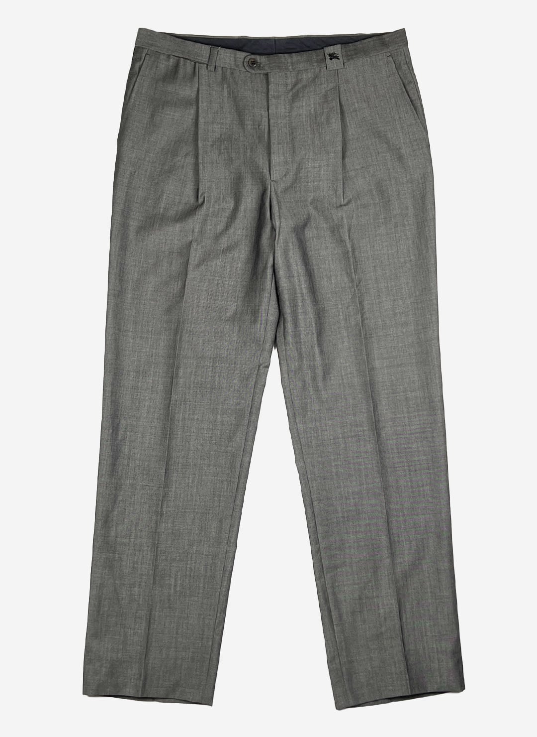 Vintage Burberry Mohair Anzugshose grau – Bild 2