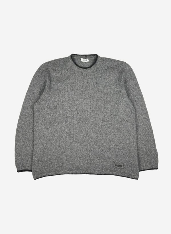 Vintage 90s Moschino Strickpullover grau