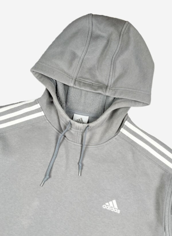 Vintage Y2K Adidas Hoodie grau