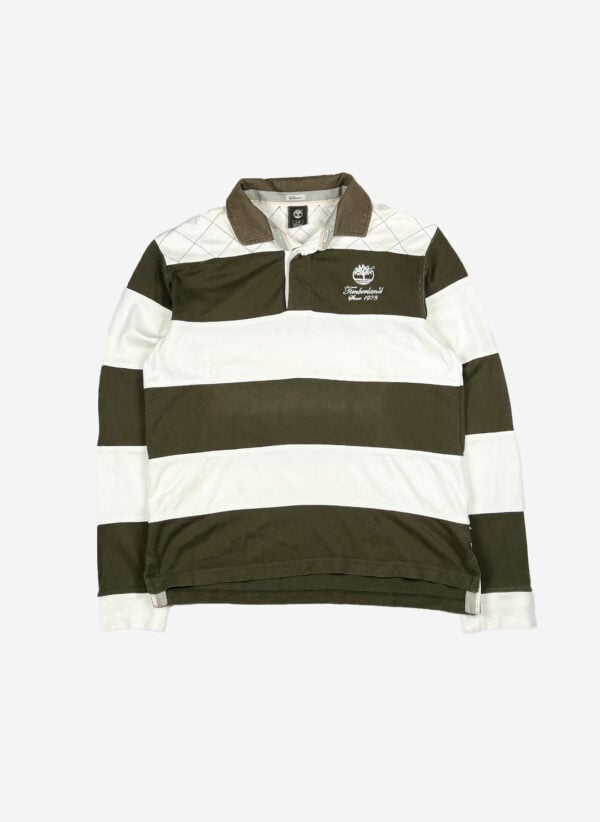 Timberland Rugbyshirt oliv-weiß