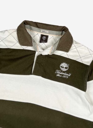 Timberland Rugbyshirt oliv-weiß