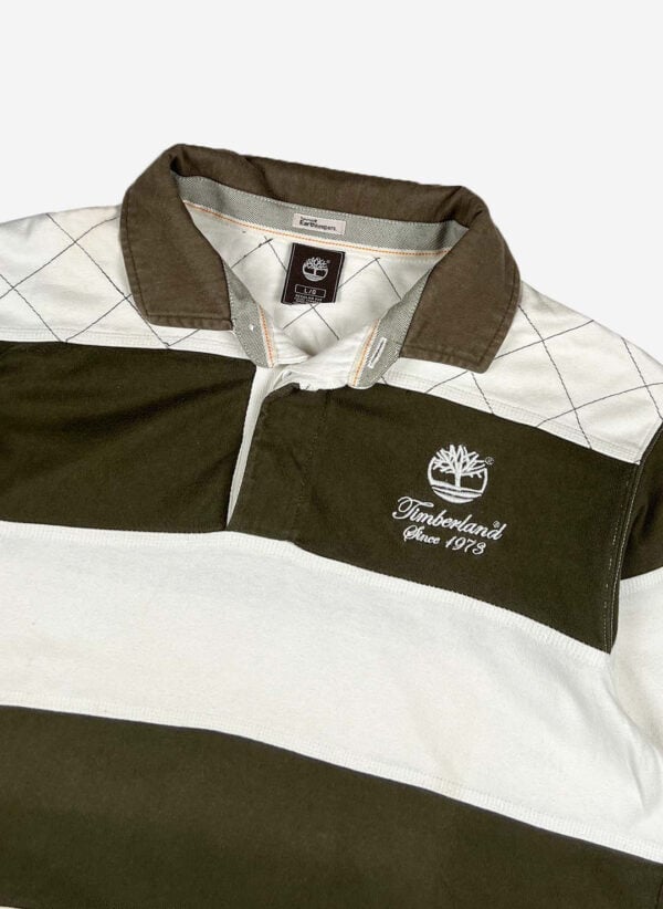 Timberland Rugbyshirt oliv-weiß