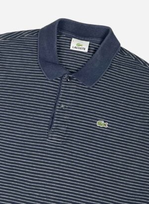 Vintage Lacoste Longsleeve Poloshirt gestreift