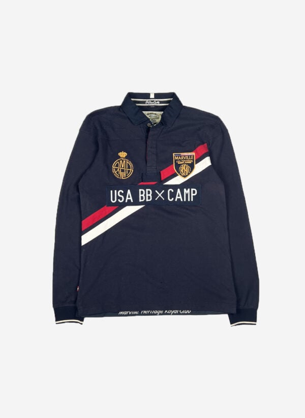 Marville Baseball Academy Rugbyshirt navy
