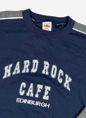 Vintage 90s Hard Rock Cafe’ Edinburgh Sweater navy