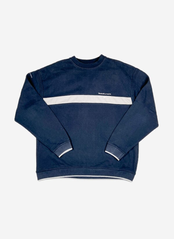 Vintage Y2K Reebok Sweater navy