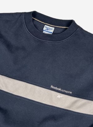 Vintage Y2K Reebok Sweater navy