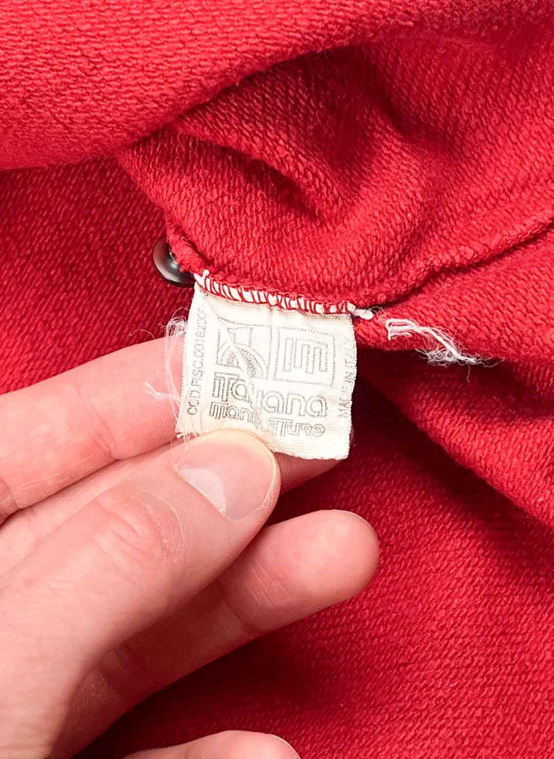 Vintage 90s Valentino Jeans Sweater rot – Bild 4