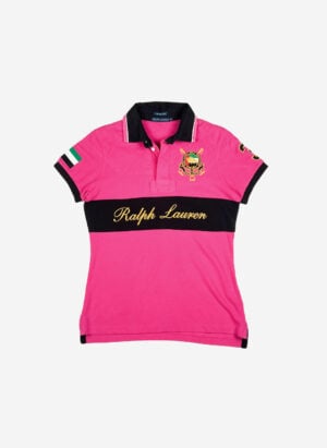 Vintage Ralph Lauren Damen Poloshirt pink