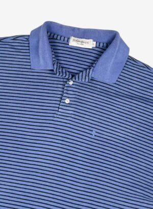 Vintage Yves Saint Laurent Poloshirt gestreift