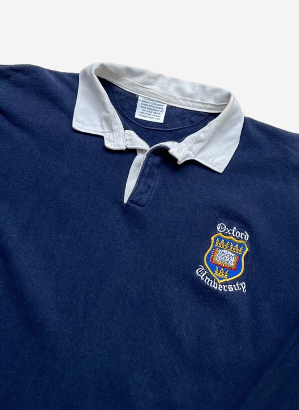 Vintage Oxford Rugby Shirt navy