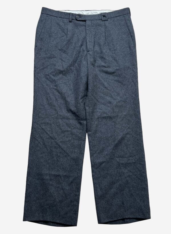 Vintage 80s Burberry Anzughose grau