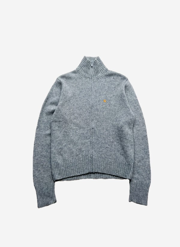 Carhartt Woll Strickjacke grau