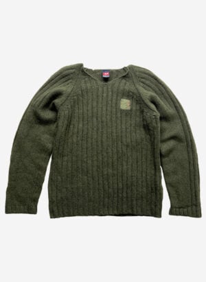 Vintage Diesel Wollpullover oliv