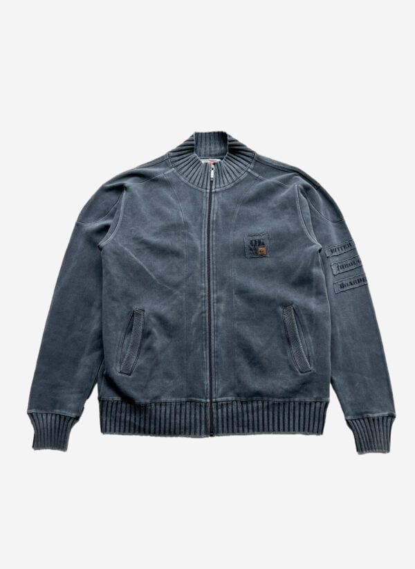 Quiksilver Y2K Zip-Up Sweater grau