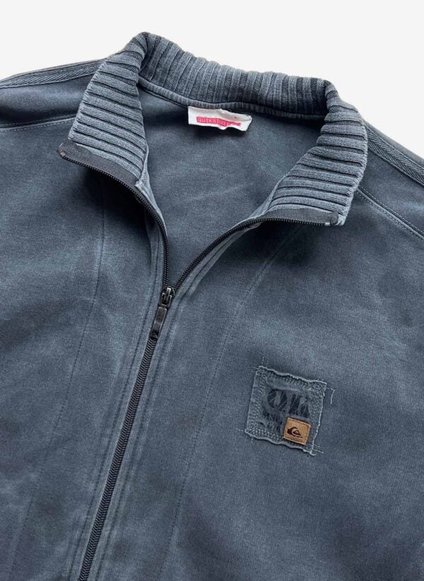 Quiksilver Y2K Zip-Up Sweater grau