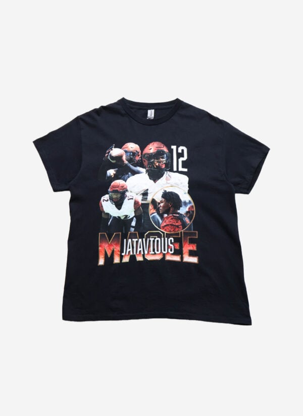 Football Graphic T-Shirt schwarz