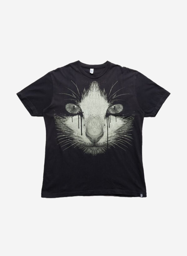 Crying Cat Graphic T-Shirt