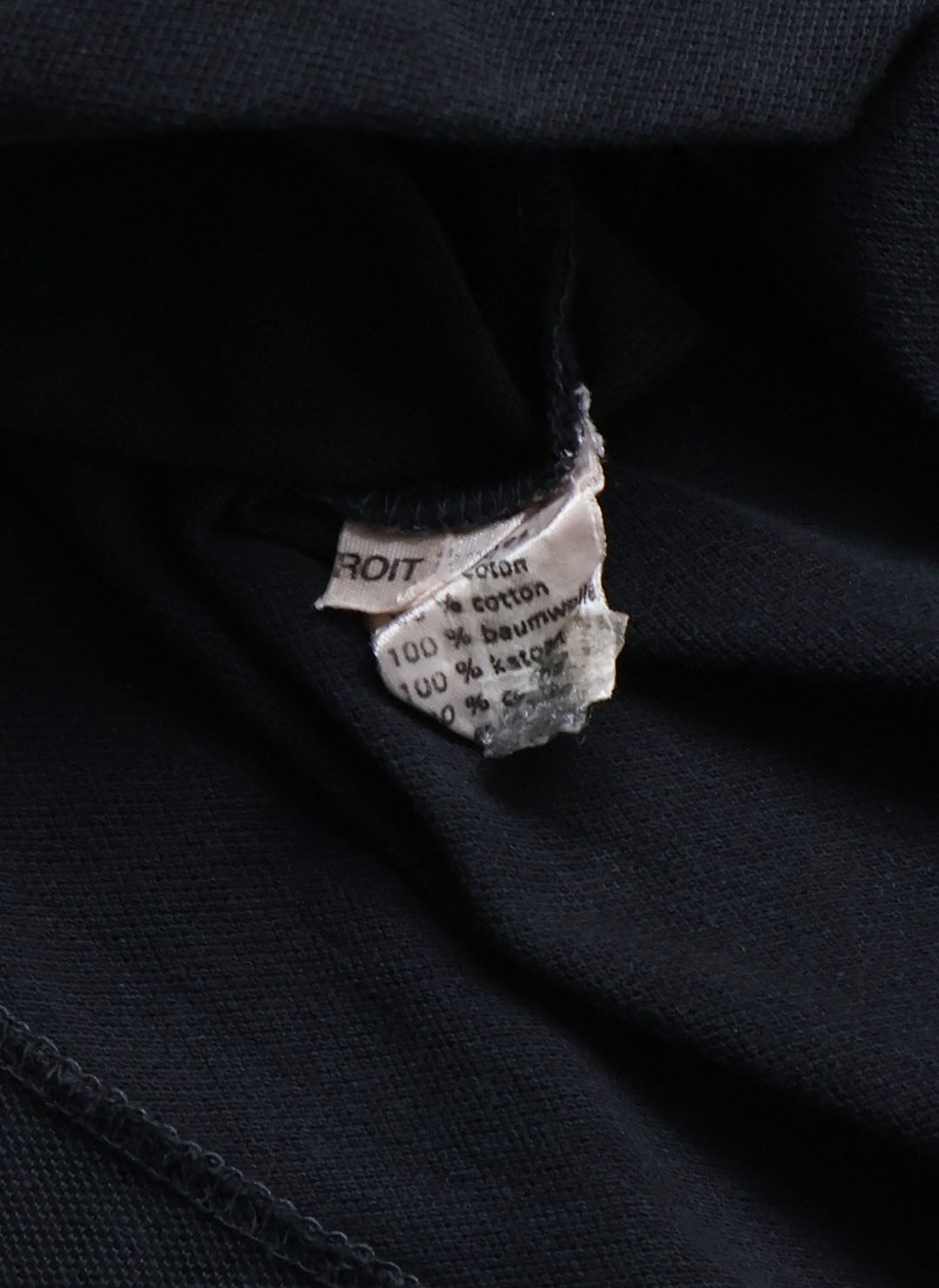 Vintage Lacoste Longsleeve Poloshirt schwarz – Bild 5