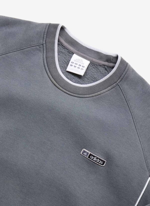 Vintage Y2K Adidas Sweater grau