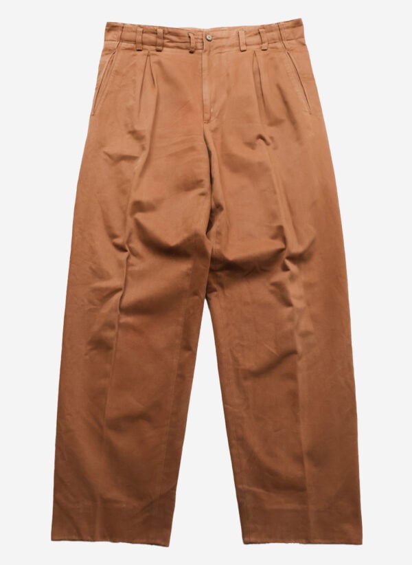Vintage 80s Yves Saint Laurent Chinohose braun