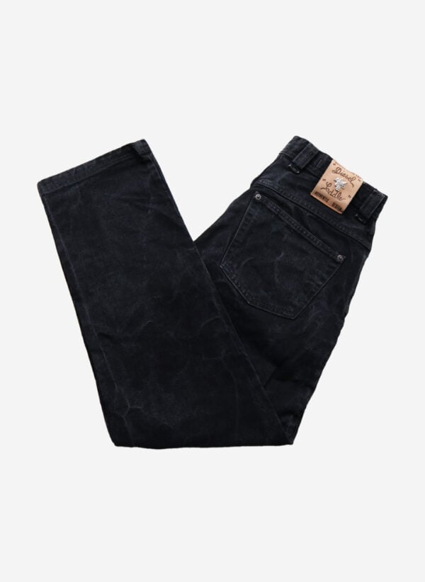 Diesel Saddler Jeans washed schwarz