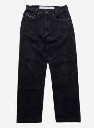 Diesel Saddler Jeans washed schwarz