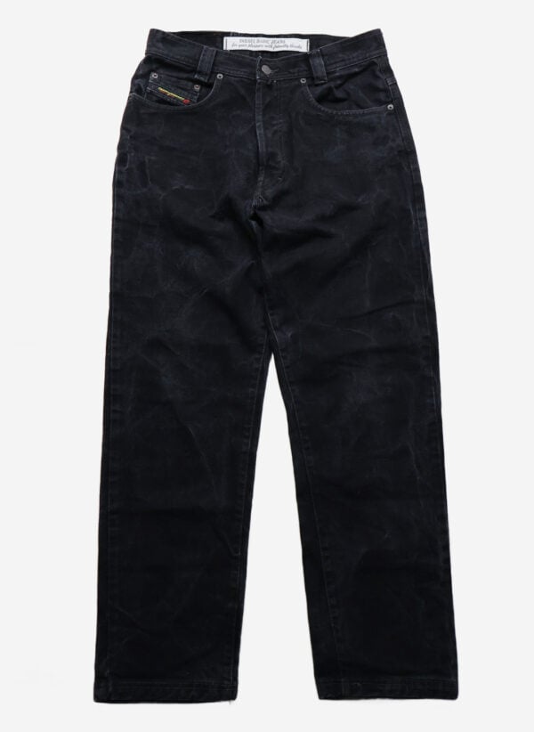 Diesel Saddler Jeans washed schwarz