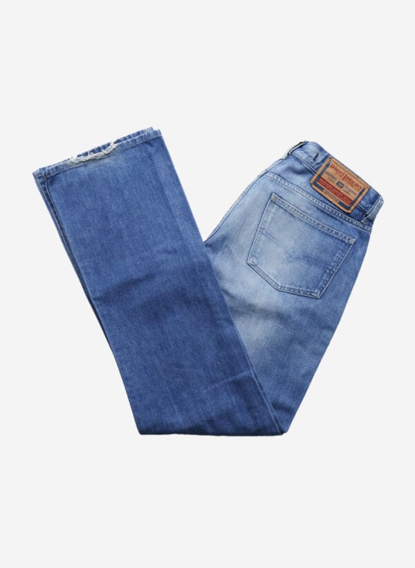 Vintage Diesel Low-Waist Bootcut Jeans washed